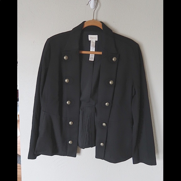 CHICOS || double embellished blazer jacket - Picture 3 of 6